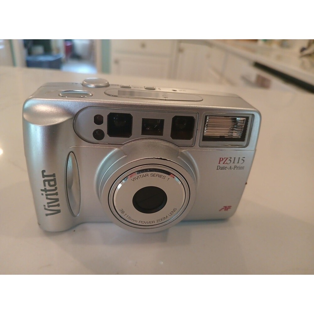 Vivitar PZ3115 Date-A-Print Point & Shoot 35mm Film Camera All In One